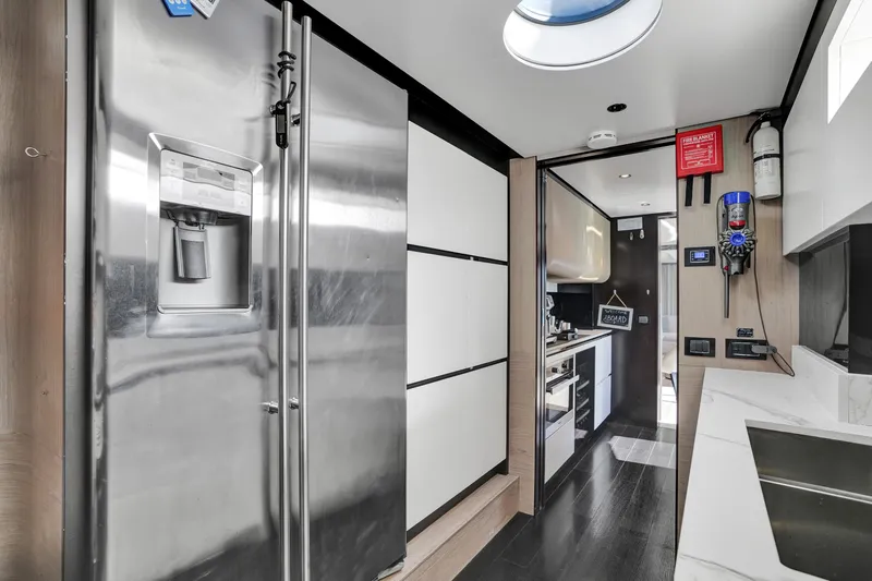 Enchante Yacht Photos Pics Professional Gormet Galley