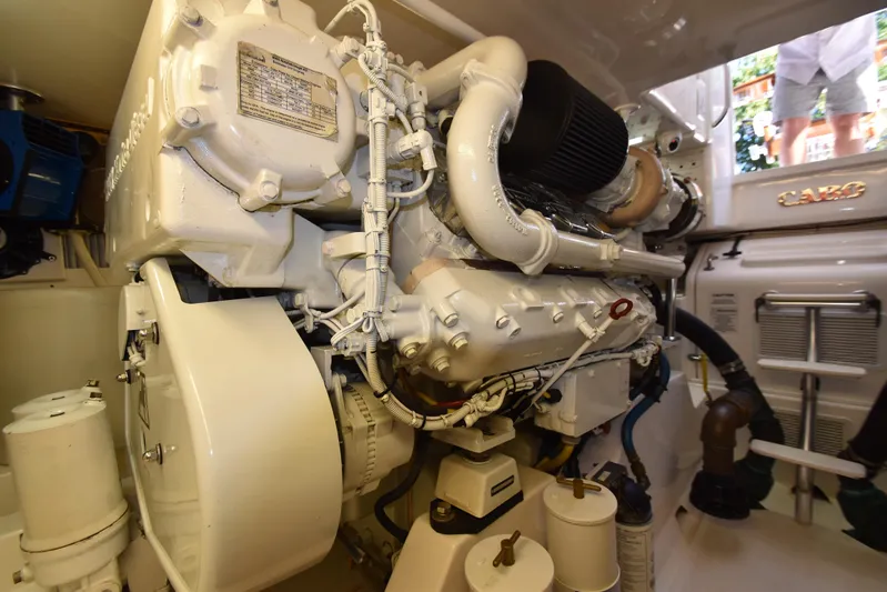 Fly'n Fish Yacht Photos Pics Starboard Engine