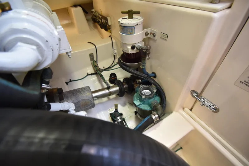 Fly'n Fish Yacht Photos Pics Starboard Engine Aft