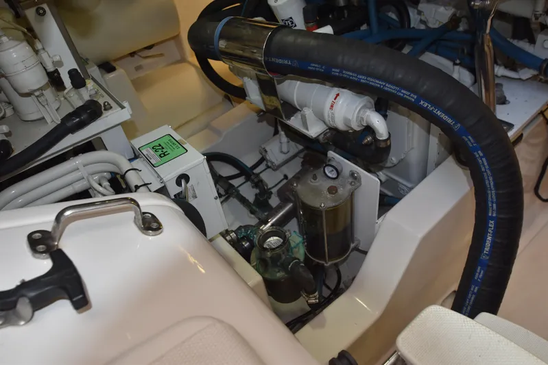 Fly'n Fish Yacht Photos Pics Port Engine Aft