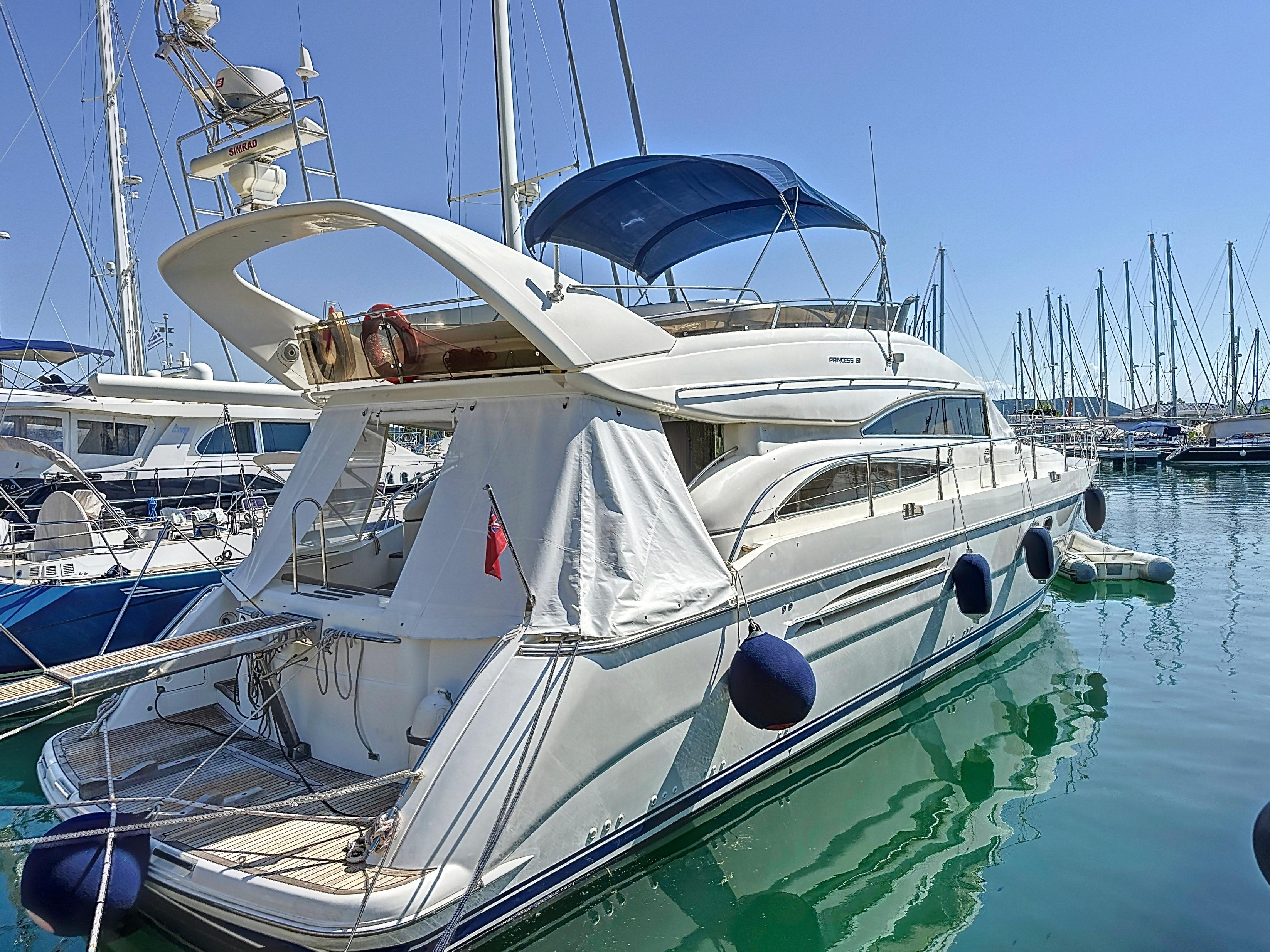 princess 61 yacht for sale