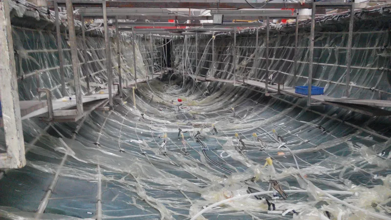  Yacht Photos Pics Interior view of 2026 Mazarin 72 Cruiser/Racer Gen II under construction.