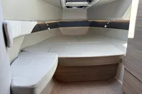 Interior cabin of 2022 Saxdor 320 GTC, featuring modern design and comfortable seating.