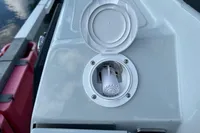 Fuel cap of 2022 Saxdor 320 GTC boat, open on deck.