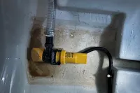 Bilge pump system in 2022 Saxdor 320 GTC boat.