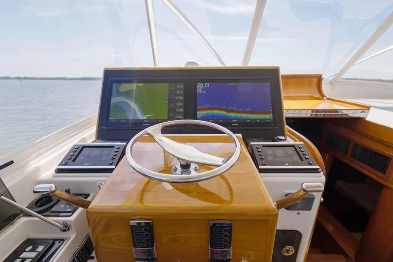 Legal Holiday Yacht Photos Pics Donzi 58 Legal Holiday - Exterior Helm Area