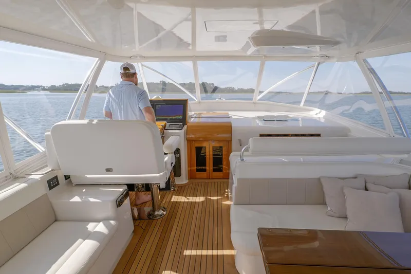 Legal Holiday Yacht Photos Pics Donzi 58 Legal Holiday - Exterior Helm Area