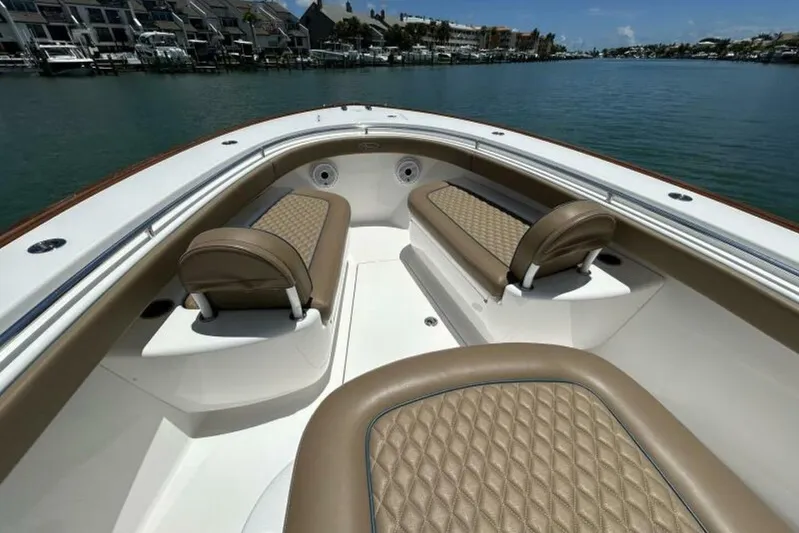 On Mute Yacht Photos Pics 2021 Valhalla Boatworks V-33 Center Console
