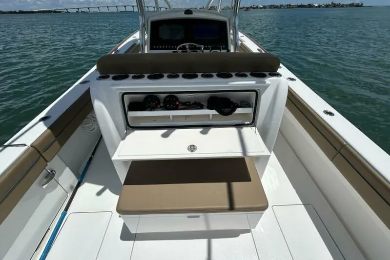 On Mute Yacht Photos Pics 2021 Valhalla Boatworks V-33 Center Console