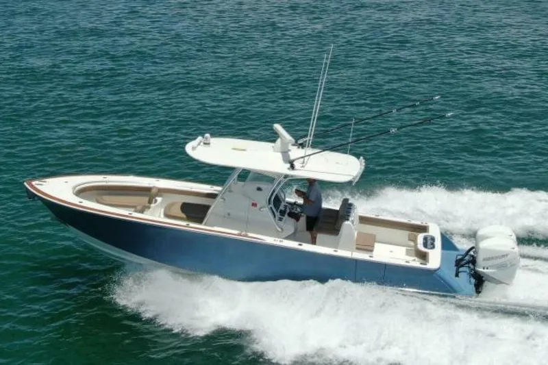 On Mute Yacht Photos Pics 2021 Valhalla Boatworks V-33 Center Console