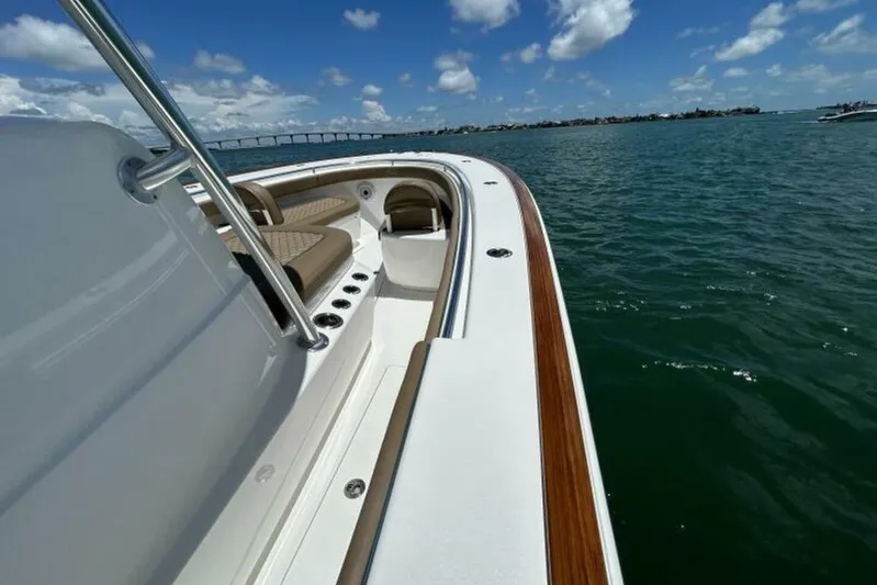 On Mute Yacht Photos Pics 2021 Valhalla Boatworks V-33 Center Console