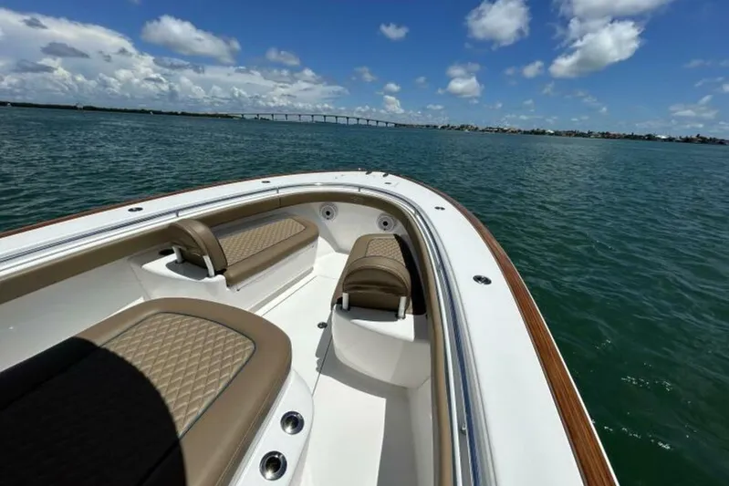 On Mute Yacht Photos Pics 2021 Valhalla Boatworks V-33 Center Console