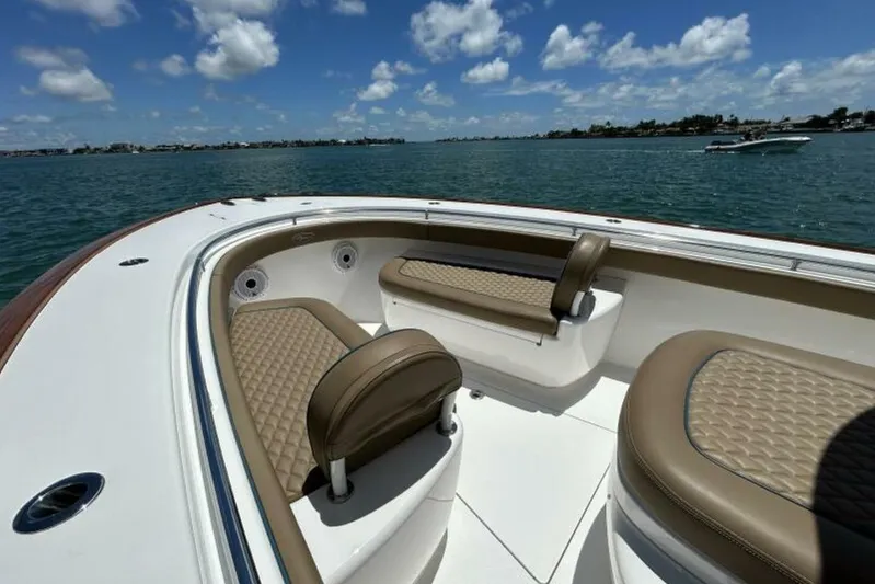 On Mute Yacht Photos Pics 2021 Valhalla Boatworks V-33 Center Console
