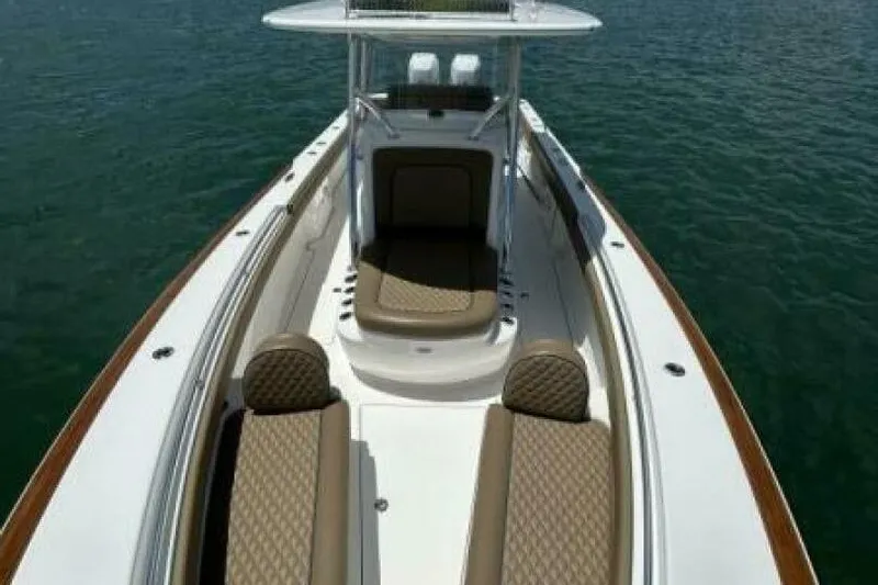 On Mute Yacht Photos Pics 2021 Valhalla Boatworks V-33 Center Console