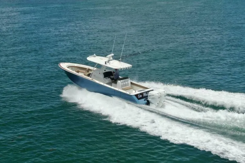 On Mute Yacht Photos Pics 2021 Valhalla Boatworks V-33 Center Console