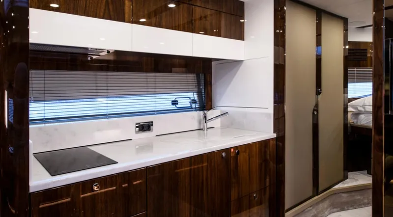  Yacht Photos Pics Manufacturer Provided Image: Fairline Targa 45 Open Galley