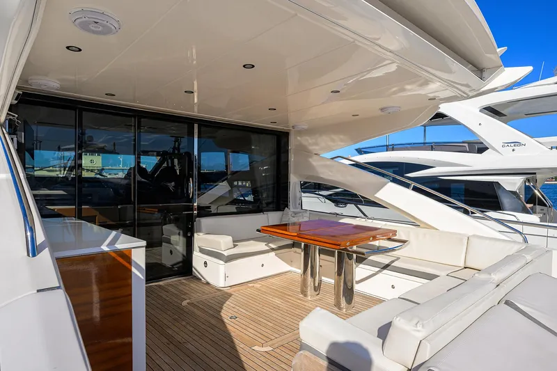 Joint Credit II Yacht Photos Pics Princess 72 Joint Credit II - Exterior Aft Deck