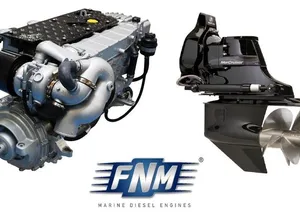 2024 FNM NEW FNM 42HPEP-150 150hp Marine Diesel Engine &amp; Mercruiser Bravo 3 Sterndrive Package