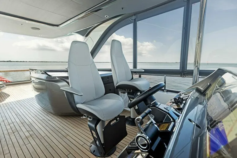 Princess Rose III Yacht Photos Pics Flybridge Helm