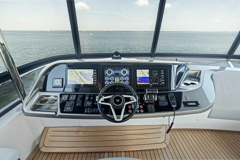 Princess Rose III Yacht Photos Pics Flybridge Helm/Electronics