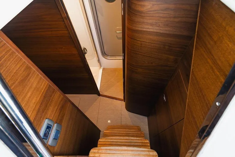 Princess Rose III Yacht Photos Pics Companionway to Crew Cabin