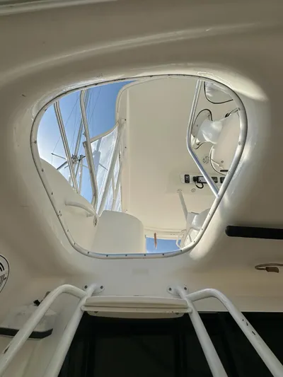  Yacht Photos Pics View from below deck of a 2003 Riviera 40 Convertible yacht.