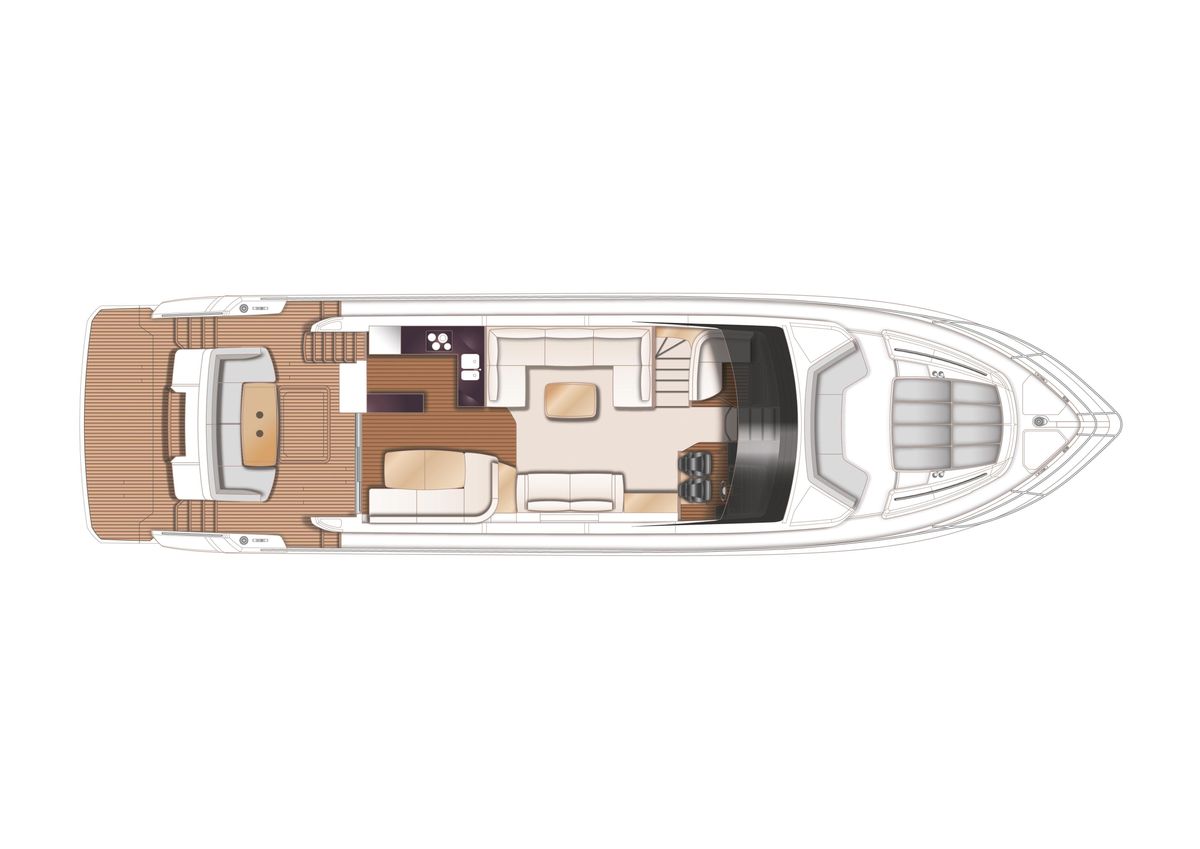 2015 Princess 68 