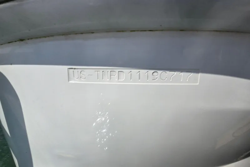  Yacht Photos Pics 2017 Formula 310 Sun Sport boat hull identification number (HIN) close-up.