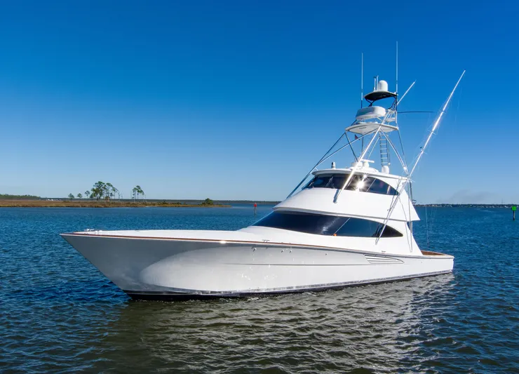 Team Harvey Yacht Photos Pics 2020 72 Viking Enclosed Bridge Team Harvey Main Profile