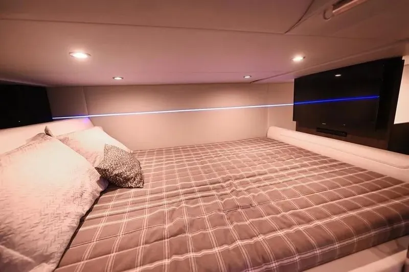  Yacht Photos Pics Luxurious cabin interior of 2020 Formula 400 Super Sport Crossover yacht.