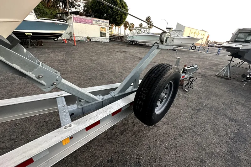 Killer B Yacht Photos Pics Boat trailer for 2019 Grady-White Canyon 336 at yacht sales lot.