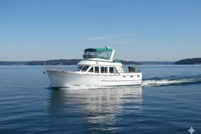 1985 Ocean Alexander Flush Deck Aft Cabin Trawler