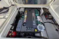 Engine compartment of 2008 Nimbus 27 Nova S with Volvo Penta D4-260 engine.