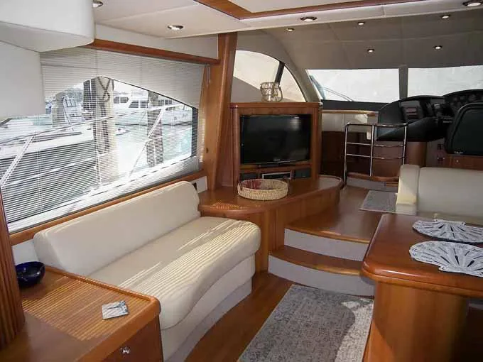 Young Girl Yacht Photos Pics Salon to Port From Aft