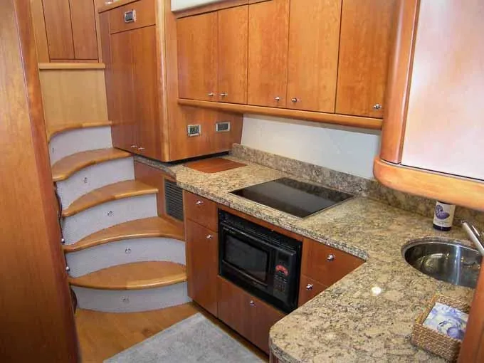 Young Girl Yacht Photos Pics Galley Aft to Port