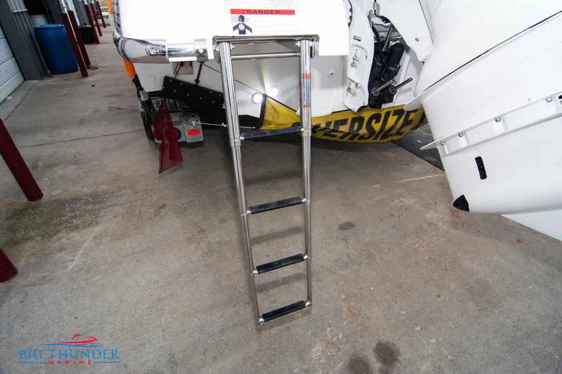  Yacht Photos Pics 2024 Jeanneau DB/37 OB boat with extended swim ladder.