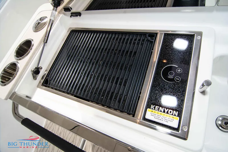  Yacht Photos Pics 2024 Jeanneau DB/37 OB boat grill and control panel by Kenyon.