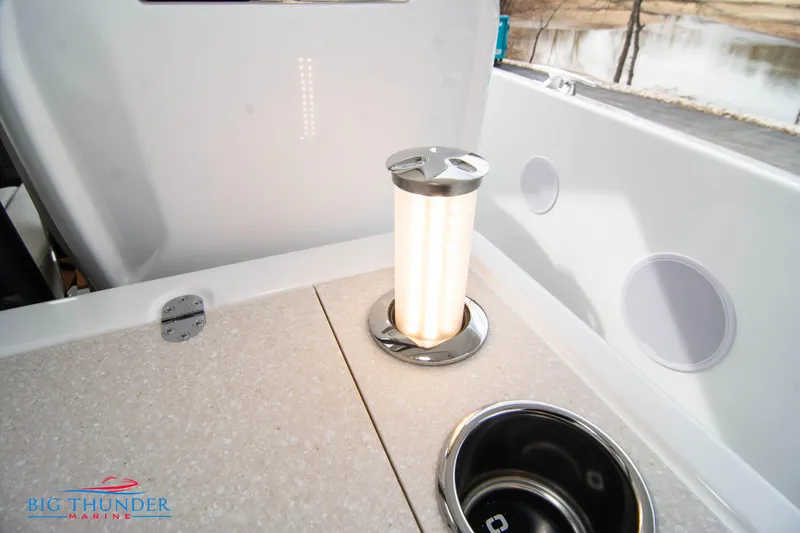  Yacht Photos Pics 2024 Jeanneau DB/37 OB boat interior with light and sink.