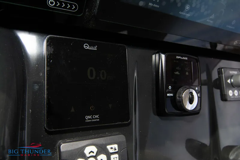  Yacht Photos Pics Control panel of the 2024 Jeanneau DB/37 OB boat.