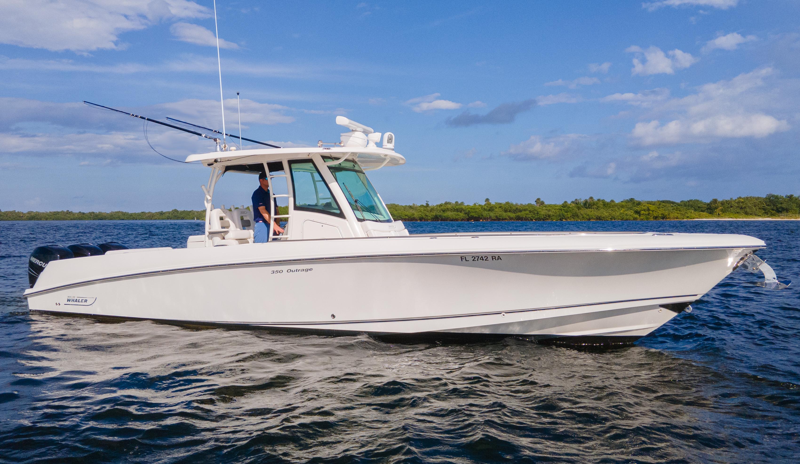 2015 Boston Whaler 350 Outrage Center Console for sale YachtWorld