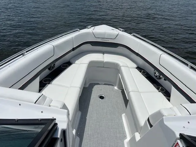 2025 Formula 290 Br Yacht Photos Pics 2025 Formula 290 Bowrider boat with spacious seating on calm water.