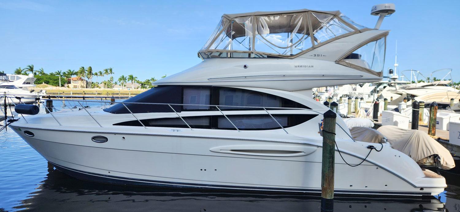 2006 Meridian 391 Sedan Flybridge for sale - YachtWorld