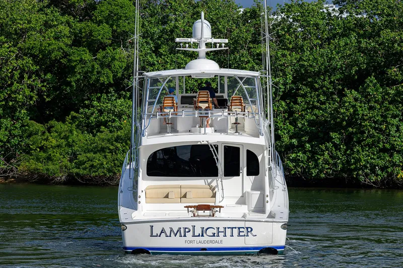 Lamplighter Yacht Photos Pics Viking 80 LAMPLIGHTER - Aft Profile