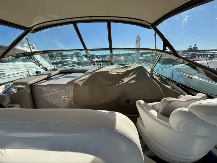 Dragon Fly Yacht Photos Pics Custom Sunbrella Helm Cover