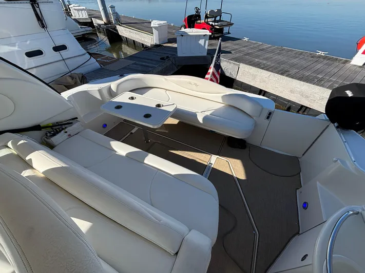 Dragon Fly Yacht Photos Pics Cockpit looking aft