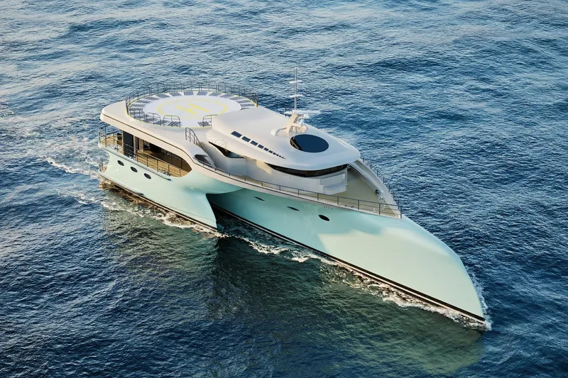 Deo Juvante Ts40 Yacht Photos Pics Futuristic Deo Juvante TS40 yacht cruising on open sea, 2026 model.