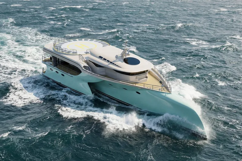 Deo Juvante Ts40 Yacht Photos Pics Luxurious Deo Juvante TS40 yacht cruising through ocean waves, 2026 model.