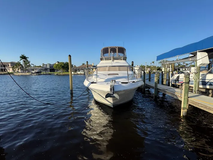 Honey Badger Yacht Photos Pics 1996 Sea Ray 400 Bow