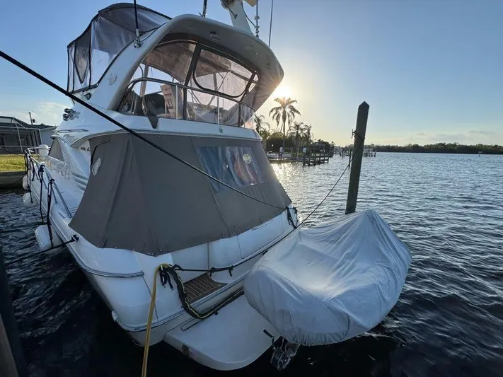 Honey Badger Yacht Photos Pics 1996 Sea Ray 400 Tender
