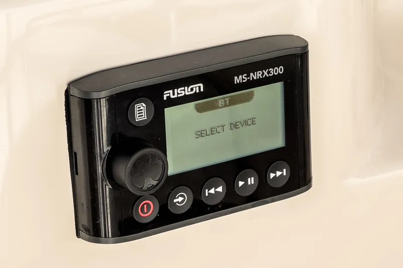  Yacht Photos Pics Fusion MS-NRX300 stereo control on 2018 Grady-White Freedom 307 boat.